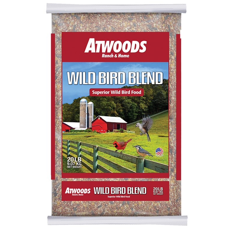 Atwoods Superior Bird Seed Wild Bird Blend, 20 lbs.
