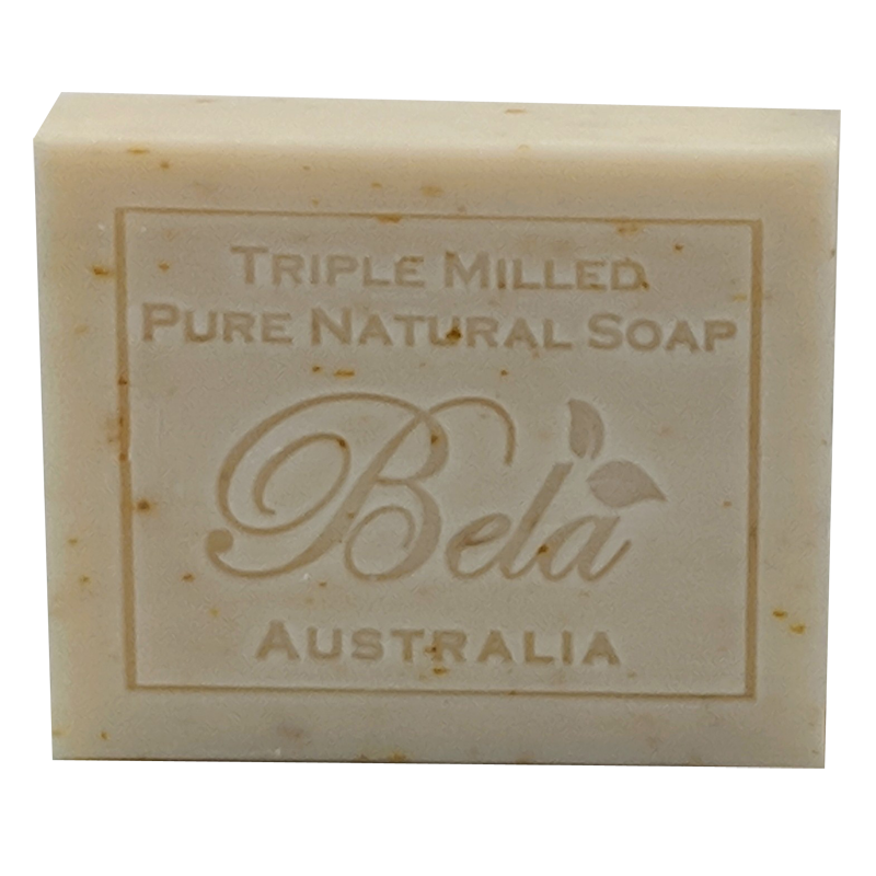 Bela Oatmeal Milk & Bran Natural Soap Bar, 3.5 oz