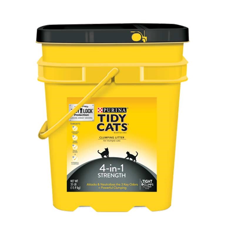 Tidy Cats 4-in-1 Strength Clumping Cat Litter, 35 lbs
