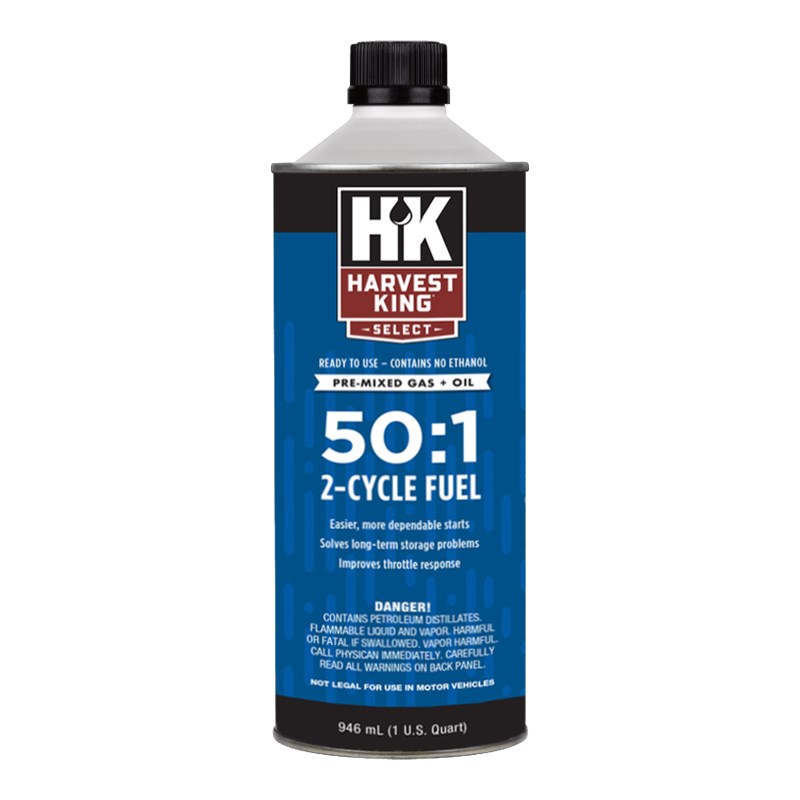 Harvest King - 50:1 Fuel-In-A-Can, 1 Quart