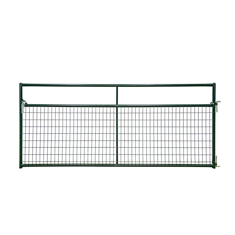 Priefert 12 ft Green Wire Filled Economy Gate