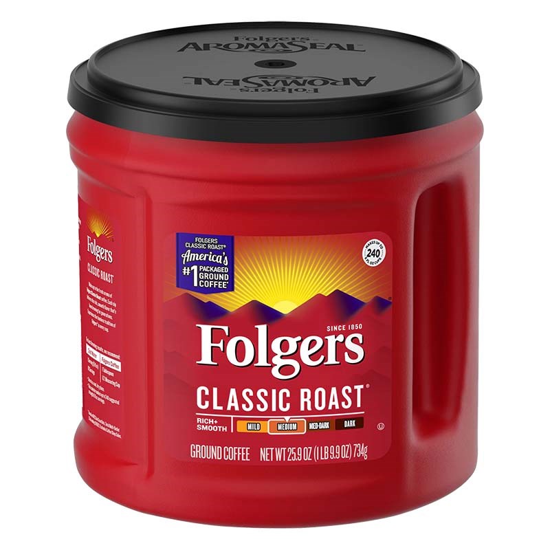 Folgers Classic Roast Coffee, 25.9  oz