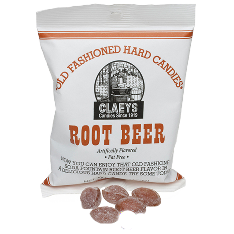 Claey's Candy Old Fashioned Hard Candies, Root Beer, 6 oz