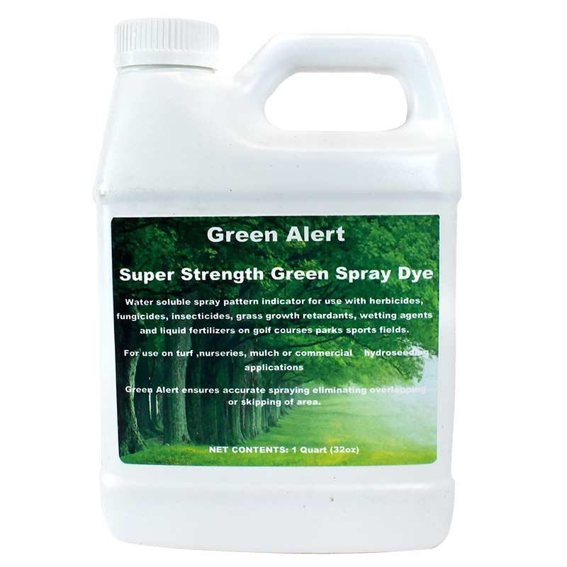 Green Alert SS Spray Pattern Indicator, 1 quart