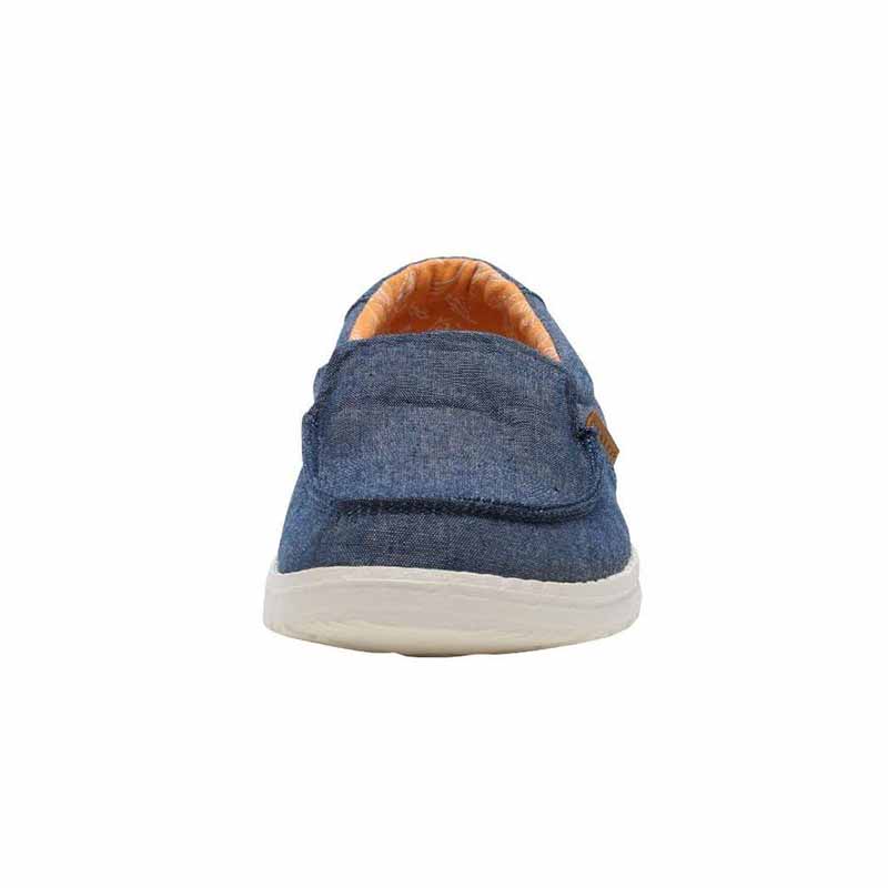 Hey Dude Women's Navy Misty Chambray Shoe